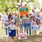 Rainbow Number 8 Pinata for Kids 8th Birthday Party Supplies, Fiesta, Centerpieces, Anniversary Celebrations